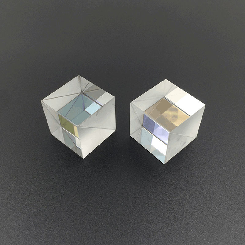High Precision Dichroic Optical Glass Prism Cube Beam Splitter